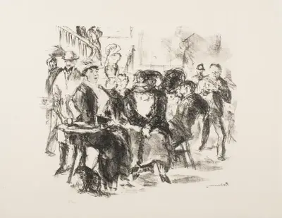 Admiralscafé av Max Beckmann