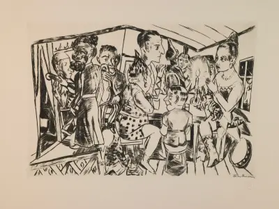 V zákulisí, Max Beckmann