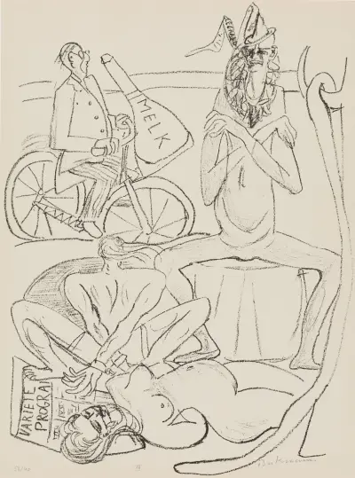 Circus av Max Beckmann