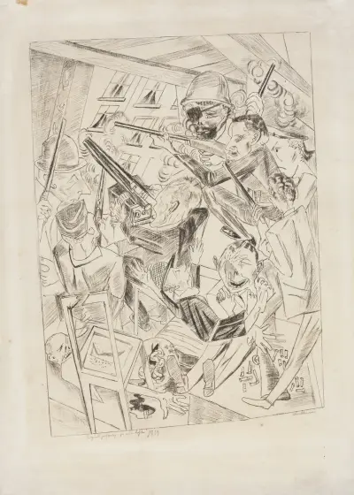 Die Letzten av Max Beckmann