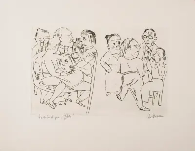 Ebbi; Illustrations for Acts I and II av Max Beckmann