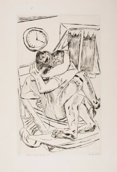 Embrace av Max Beckmann