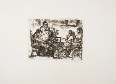 Evening Party, 1912 – nr 1 av Max Beckmann