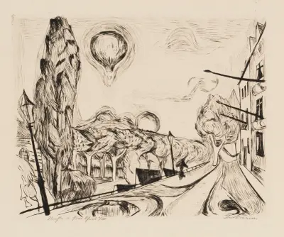 Gesichter Pl.18 av Max Beckmann