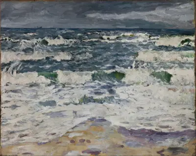 Gray Day at the Sea av Max Beckmann