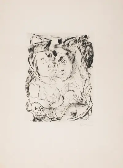 Illustration for Chapter 5, from the portfolio ‘The Duchess’ av Max Beckmann