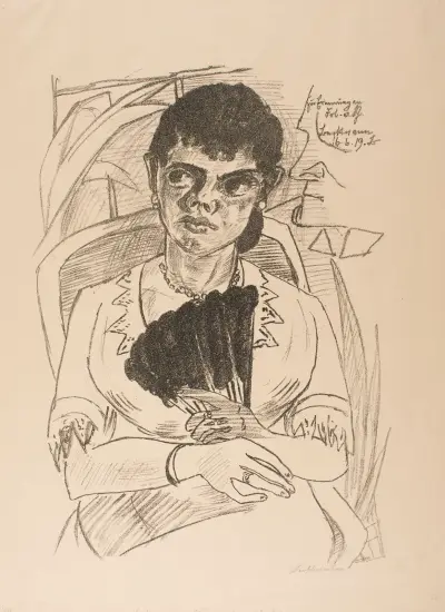Ku pamięci panny von Sch., Max Beckmann