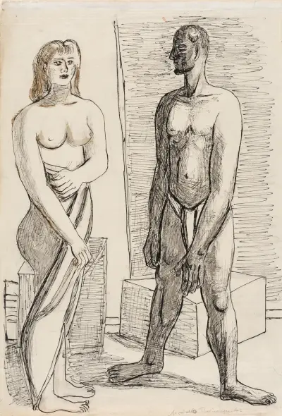Modelle av Max Beckmann