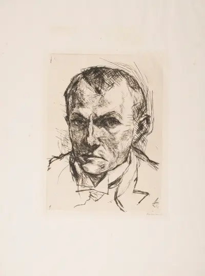 Self-Portrait, 1914 – nr 1 av Max Beckmann