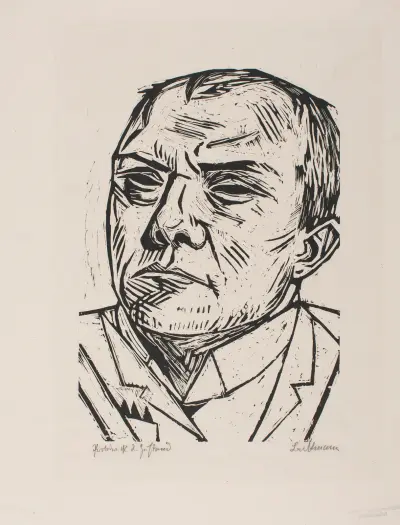 Self-Portrait, 1922 – nr 2 av Max Beckmann