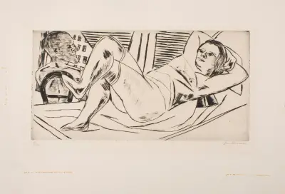 Siesta av Max Beckmann