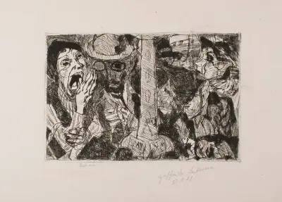 Street II, 1916 – nr 2 av Max Beckmann