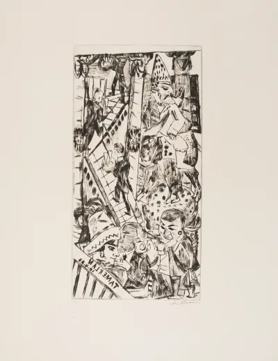 Tamerlan av Max Beckmann