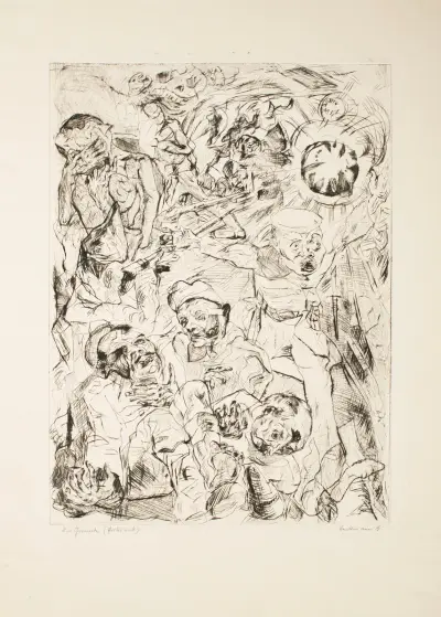 The Grenade av Max Beckmann
