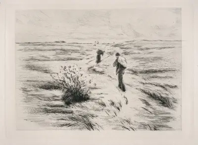 In den Dünen av Max Liebermann