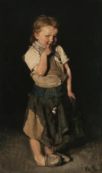 The Cobbler’s Girl av Max Liebermann