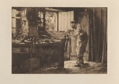 Vom alter Bedrückt av Max Liebermann