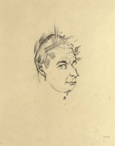 Herrenbildnis, Max Oppenheimer