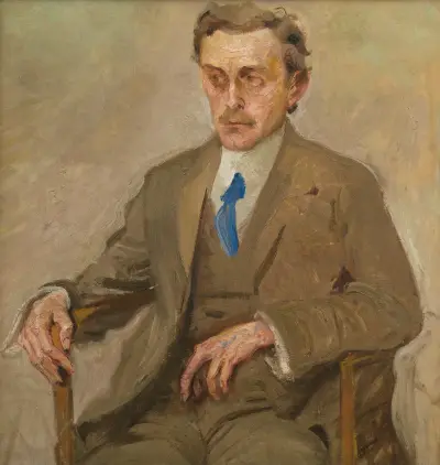 Porträt Adolf Loos, Max Oppenheimer
