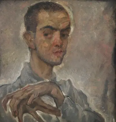 Porträt Egon Schiele, Max Oppenheimer