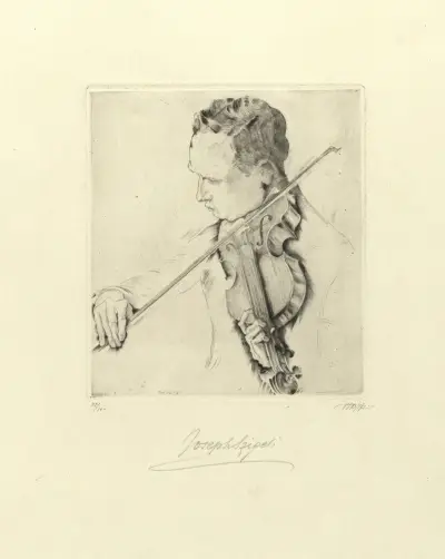 Porträt Josef Szigeti, Violinvirtuose, Max Oppenheimer