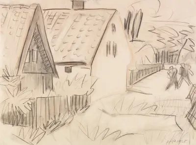 Domy i ogrody w Nidzie, Hermann Max Pechstein