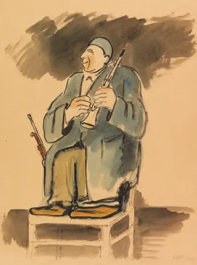 Klaun muzyczny Grock, Hermann Max Pechstein