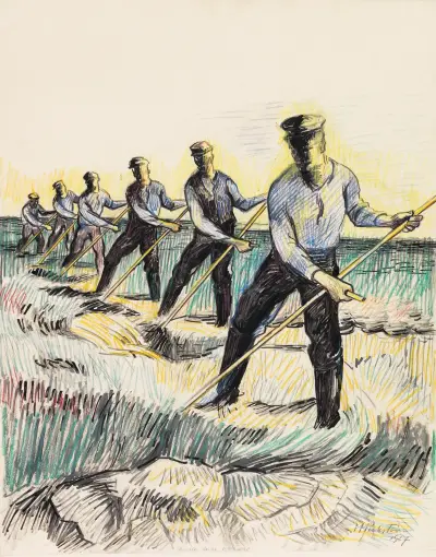 Żniwiarze, Hermann Max Pechstein