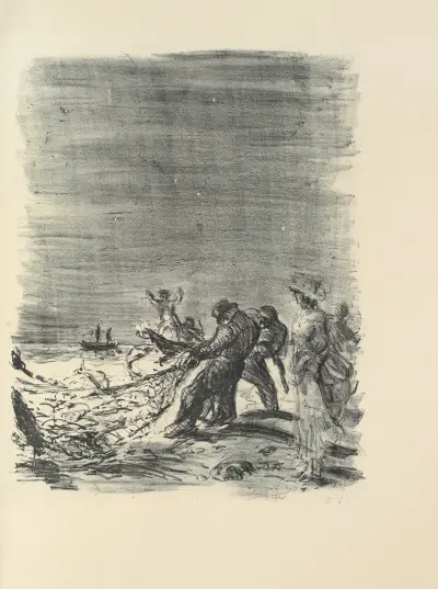 Lederstumpf-Erzählungen Pl.36 av Max Slevogt