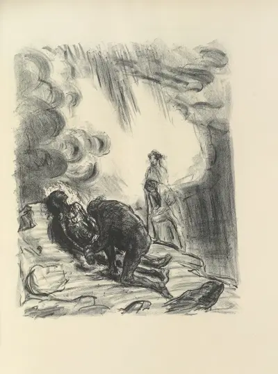 Lederstumpf-Erzählungen Pl.42 av Max Slevogt