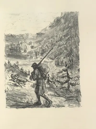 Lederstumpf-Erzählungen Pl.43 av Max Slevogt