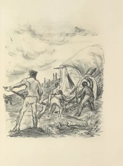 Lederstumpf-Erzählungen Pl.45 av Max Slevogt