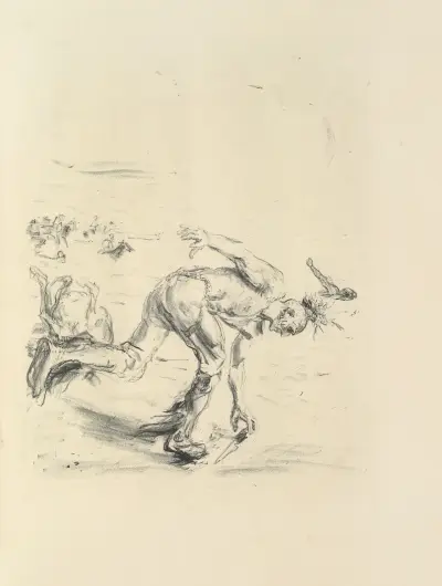 Lederstumpf-Erzählungen Pl.50 av Max Slevogt