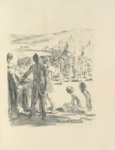 Lederstumpf-Erzählungen Pl.52 av Max Slevogt