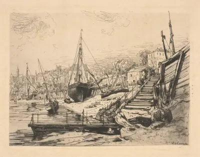 At Concarneau av Maxime Lalanne