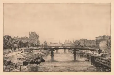 Paris, View from the Concorde Bridge av Maxime Lalanne