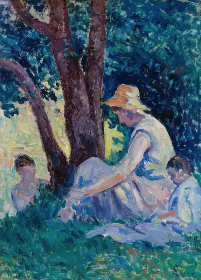 Bessy, ein Nachmittag auf dem Land von Maximilien Luce