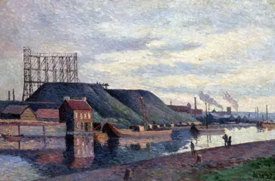 Die Abraumhalden von Sacré Madame von Maximilien Luce