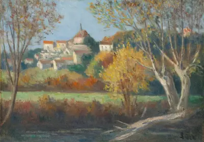 Rolleboise, das Dorf von Maximilien Luce