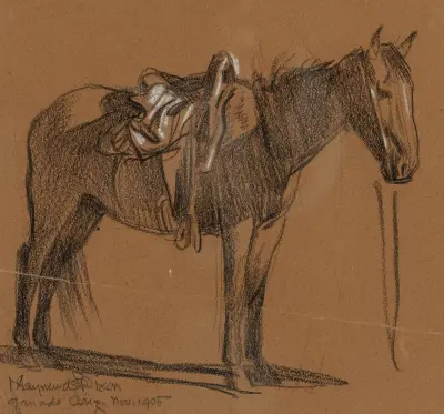 Horse Study av Maynard Dixon