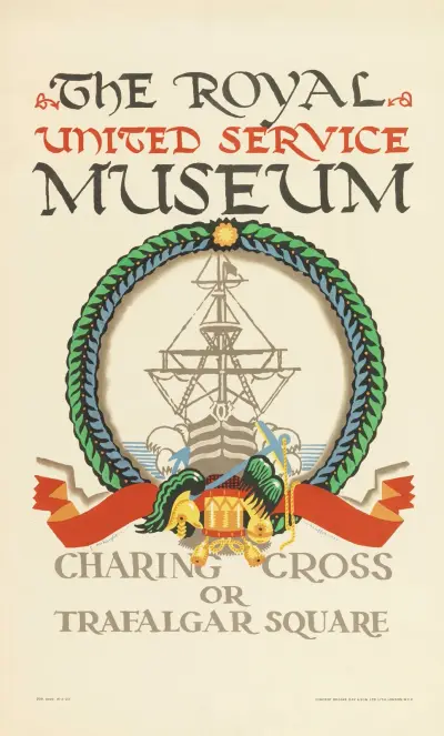 The Royal United Service Museum, for London Underground av Edward McKnight Kauffer