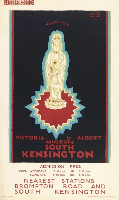 Victoria and Albert Musuem, for London Underground av Edward McKnight Kauffer