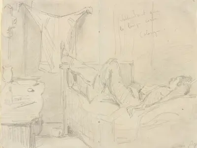 Medan tvätten torkar! Köln av James Abbott McNeill Whistler