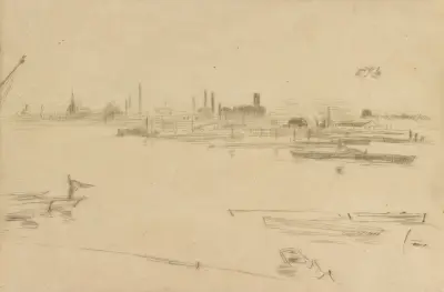 Battersea Morn av James Abbott McNeill Whistler