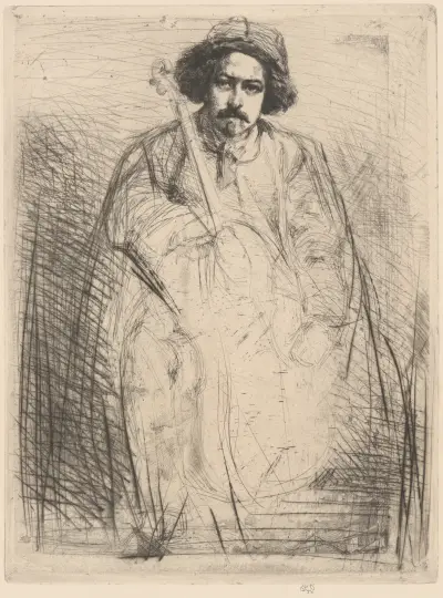 Becquet, 1860 av James Abbott McNeill Whistler