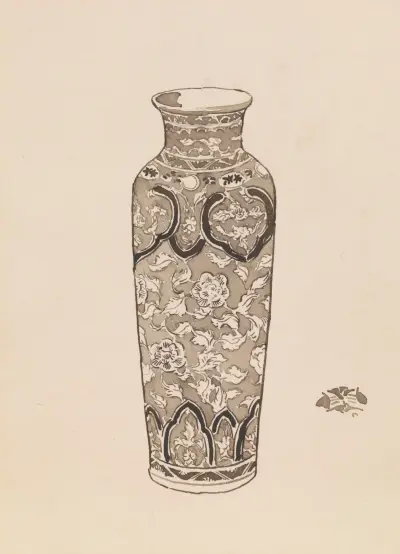 Cylindrical jar av James Abbott McNeill Whistler