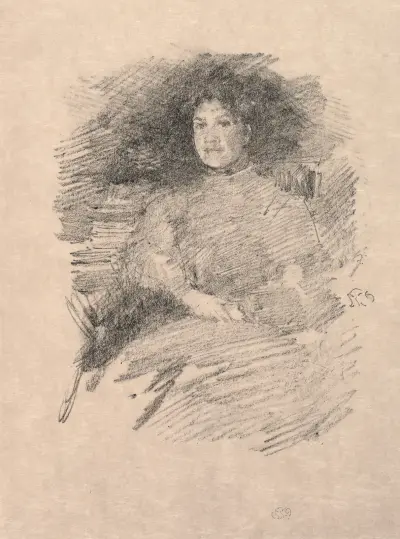 Firelight (Mrs. Pennell) av James Abbott McNeill Whistler