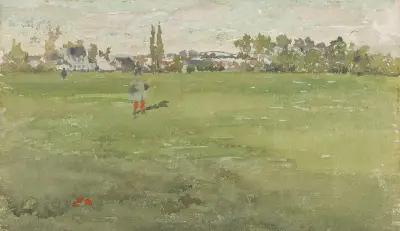 Zieleń i srebro – Beaulieu, Touraine, James Abbott McNeill Whistler