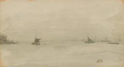 Grey and Silver–Liverpool av James Abbott McNeill Whistler
