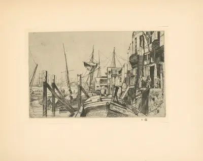 Limehouse – nr 1 av James Abbott McNeill Whistler
